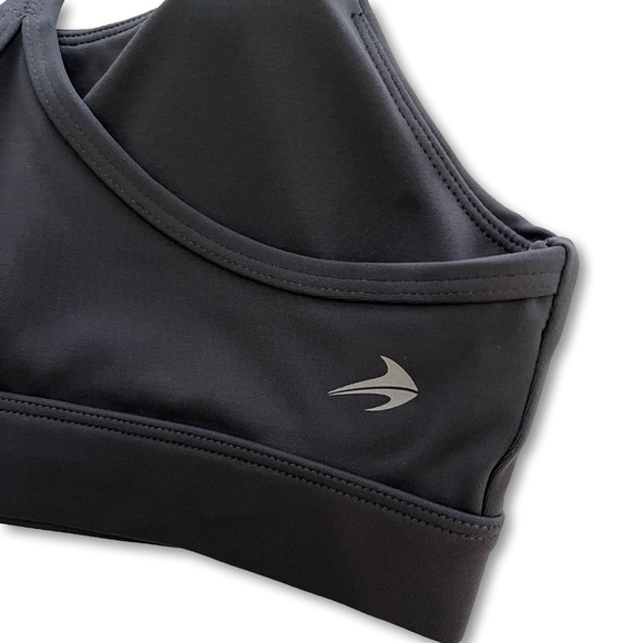 CompressionZ Black Racerback Sports Bra | XS - Picture 3 of 5